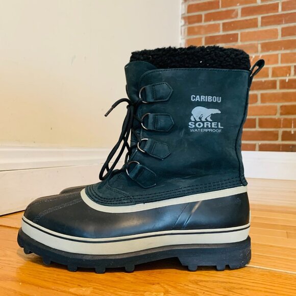 Men’s Sorel Caribou Boots, Size 11.5 - Picture 1 of 16